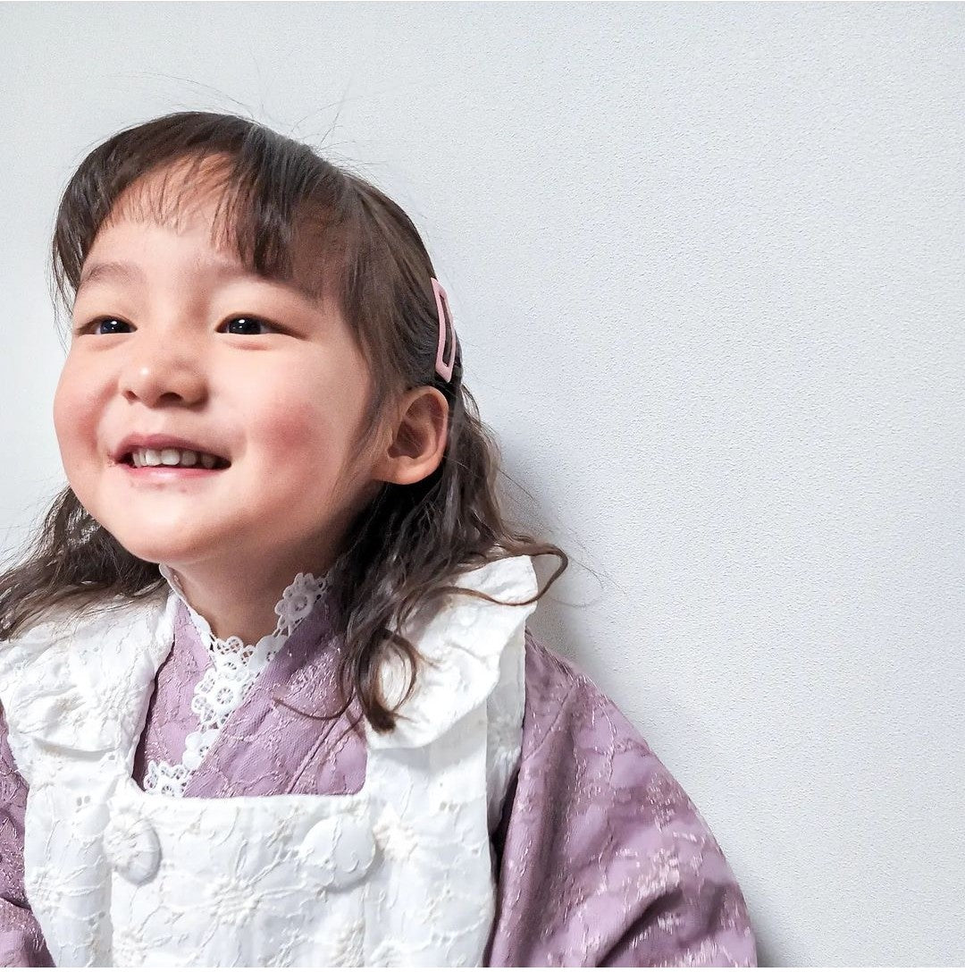 3歳 女の子 七五三着物&リバーシブル被布「Whiteレース」