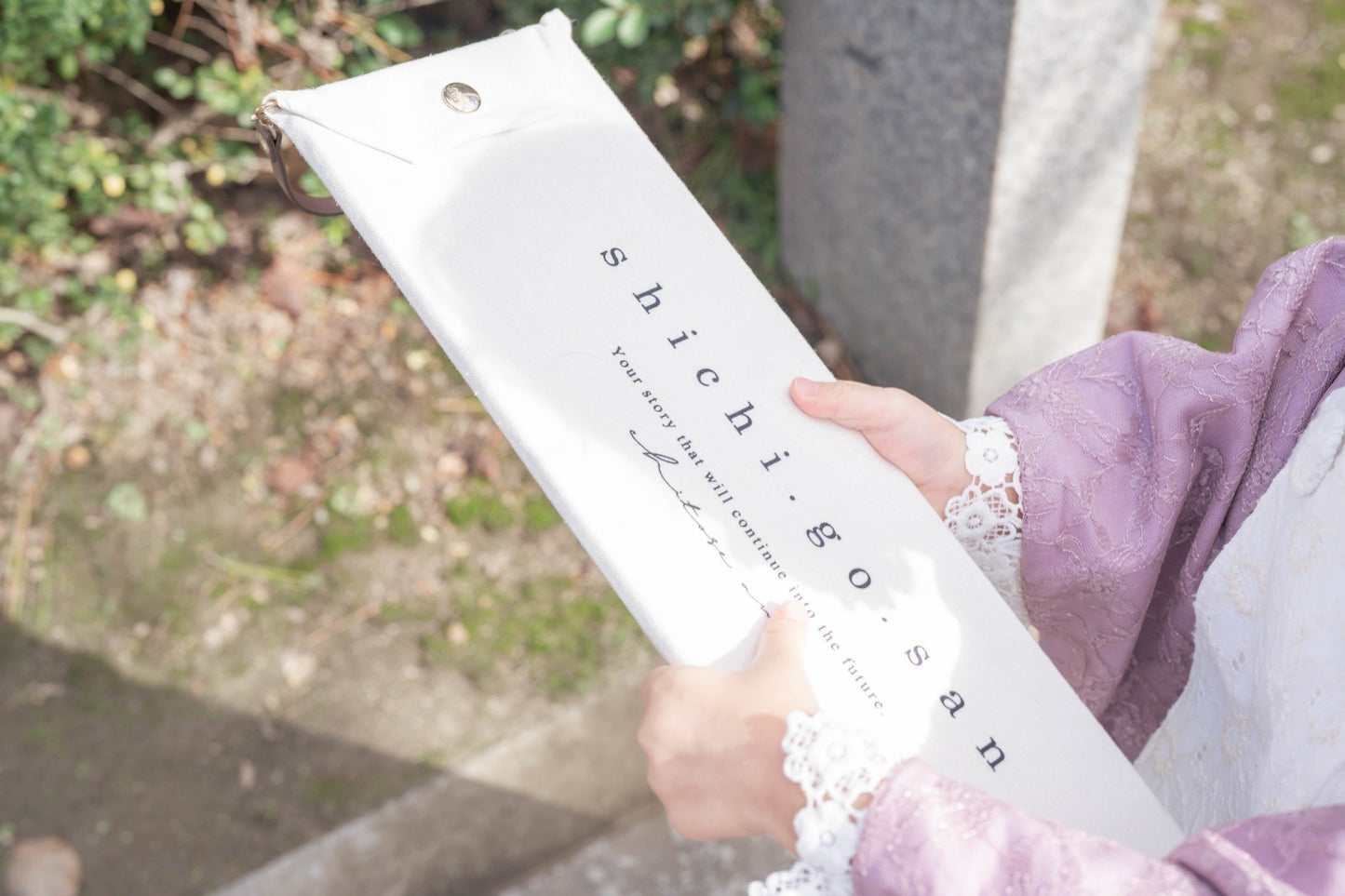 3歳 女の子 レンタル着物「10泊11日」753 リバーシブル被布(レースローズ)