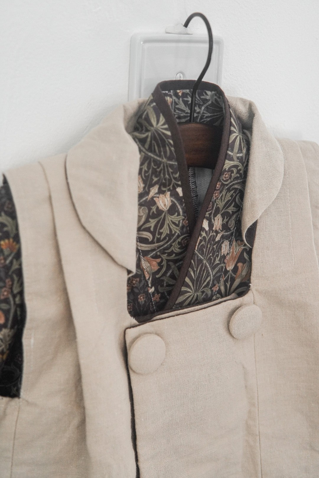 (erika様専用) 3歳 5歳 男の子 レンタル着物「10泊11日」753 リバーシブル被布(Brownモリス)