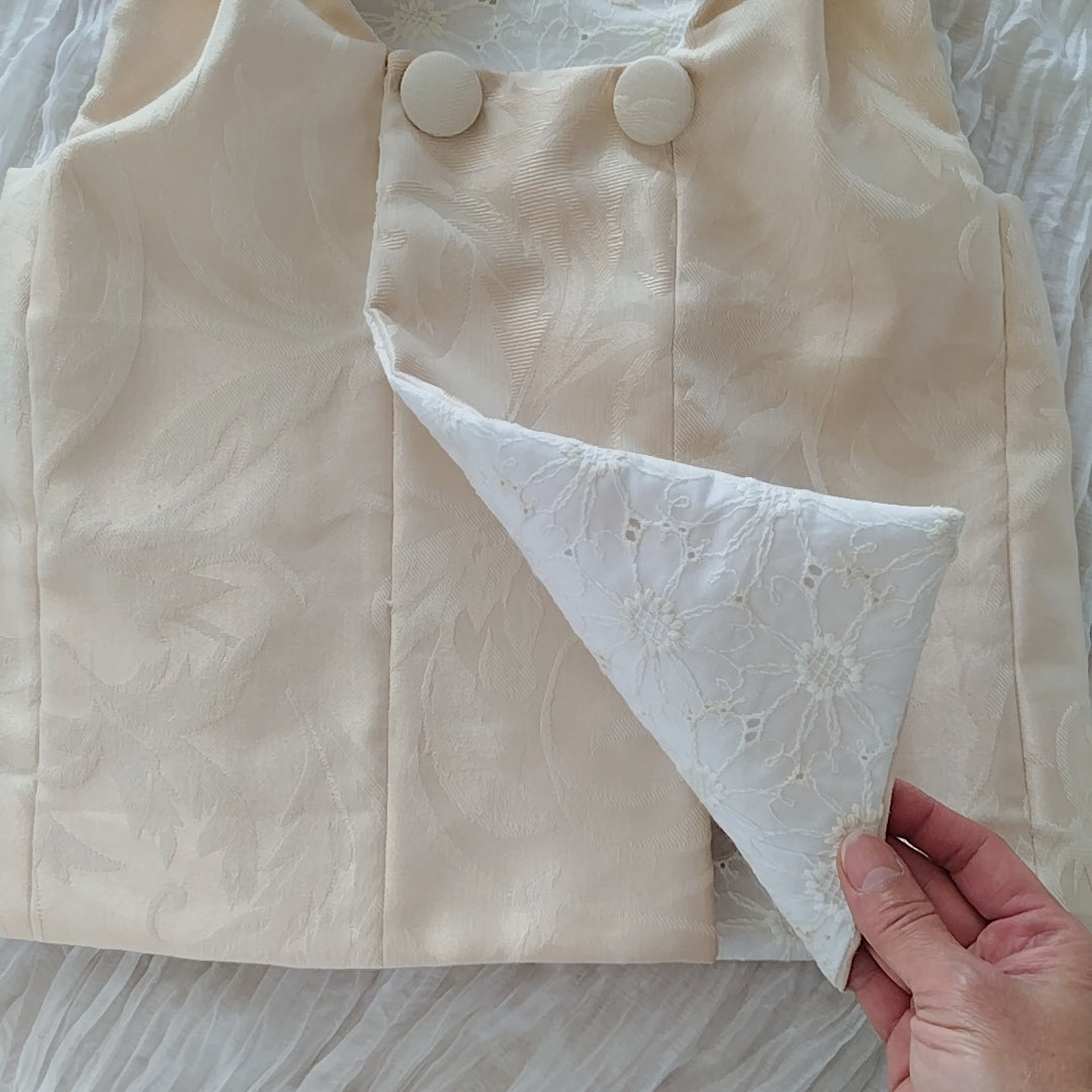 3歳 男の子 レンタル着物「10泊11日」753(Whiteレース)