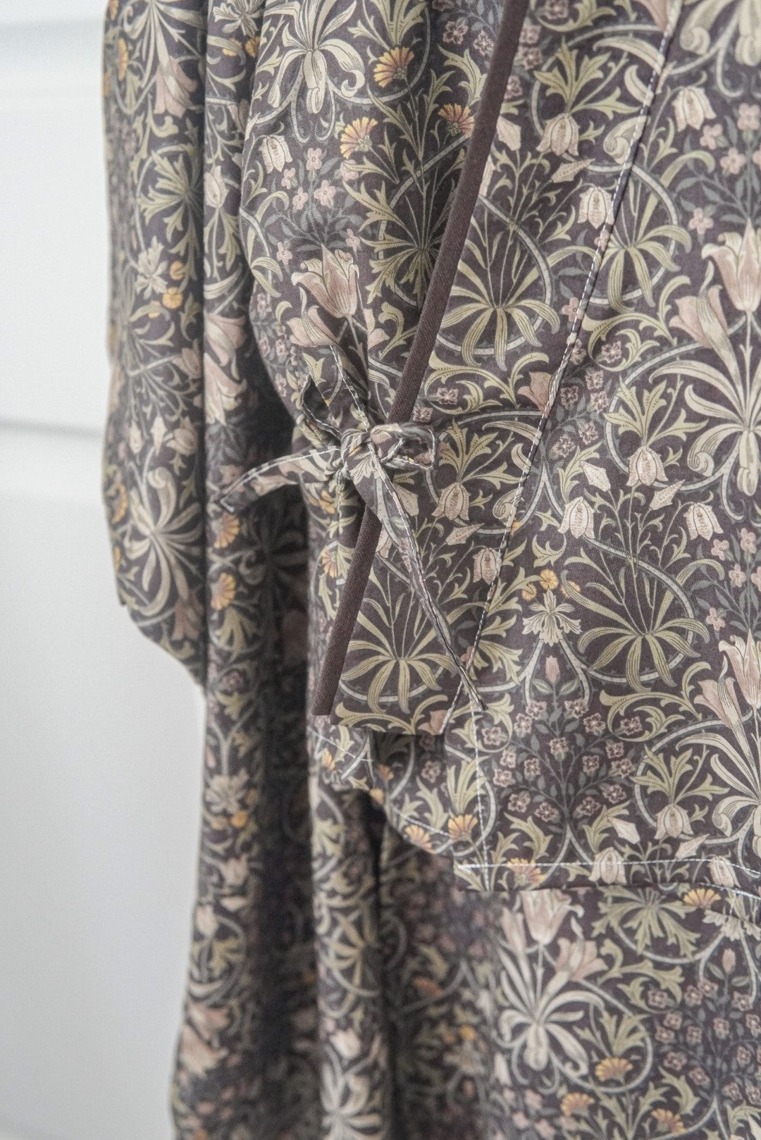 (erika様専用) 3歳 5歳 男の子 レンタル着物「10泊11日」753 リバーシブル被布(Brownモリス)