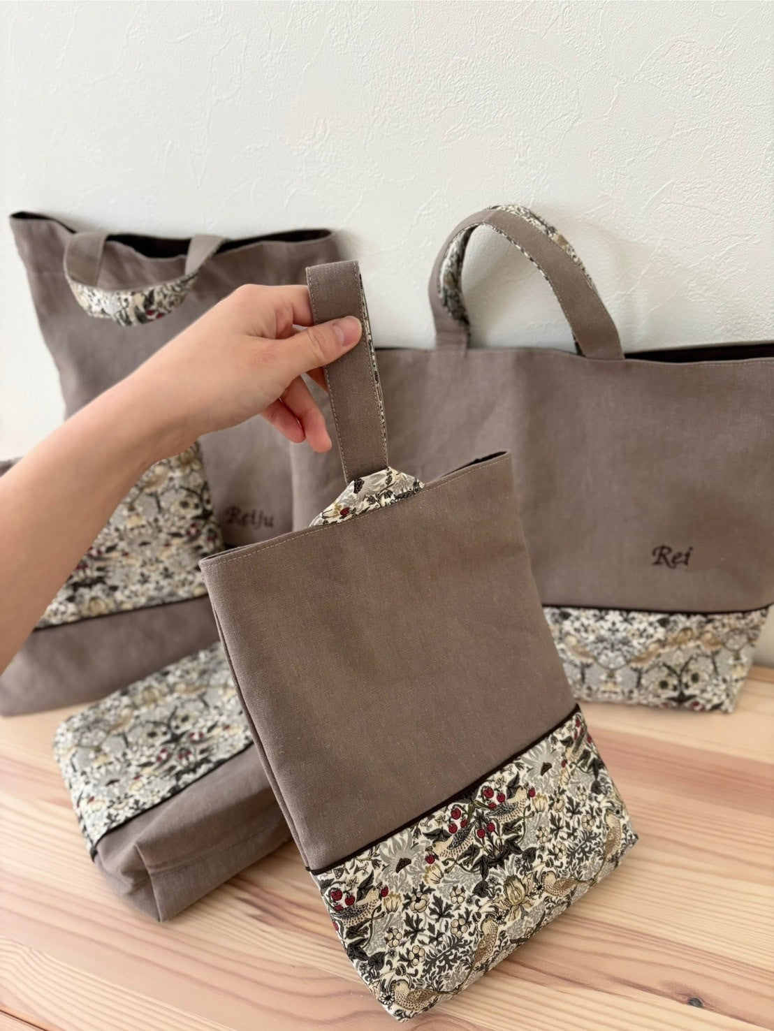 ウィリアムモリス 入園入学3点セット 名入れ可