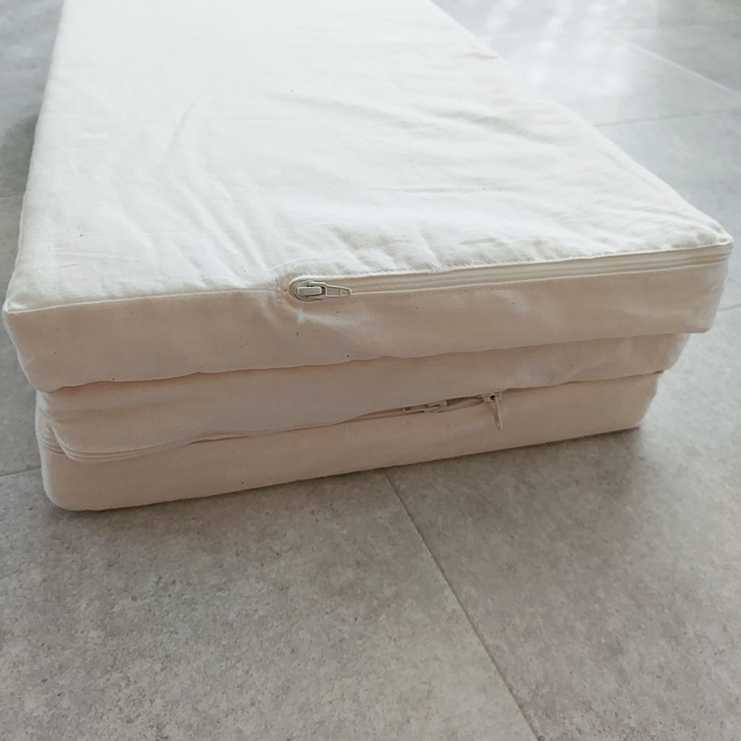 天然素材 キルトガーゼ ベビー布団 折りたたみ コンパクト 出産 里帰り 持ち運び ピクニック 保育園(布団単品)