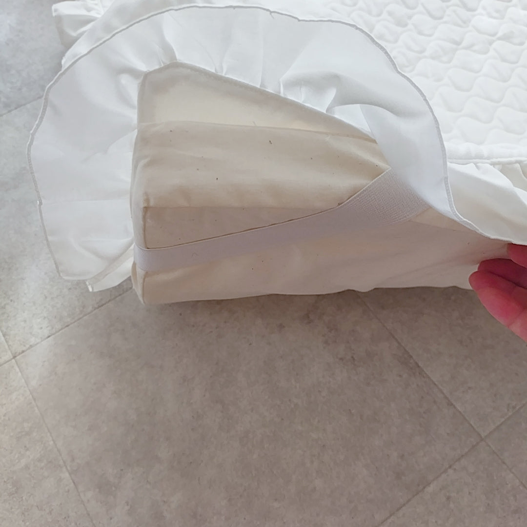 天然素材 キルトガーゼ ベビー布団 折りたたみ コンパクト 出産 里帰り 持ち運び ピクニック 保育園(布団単品)