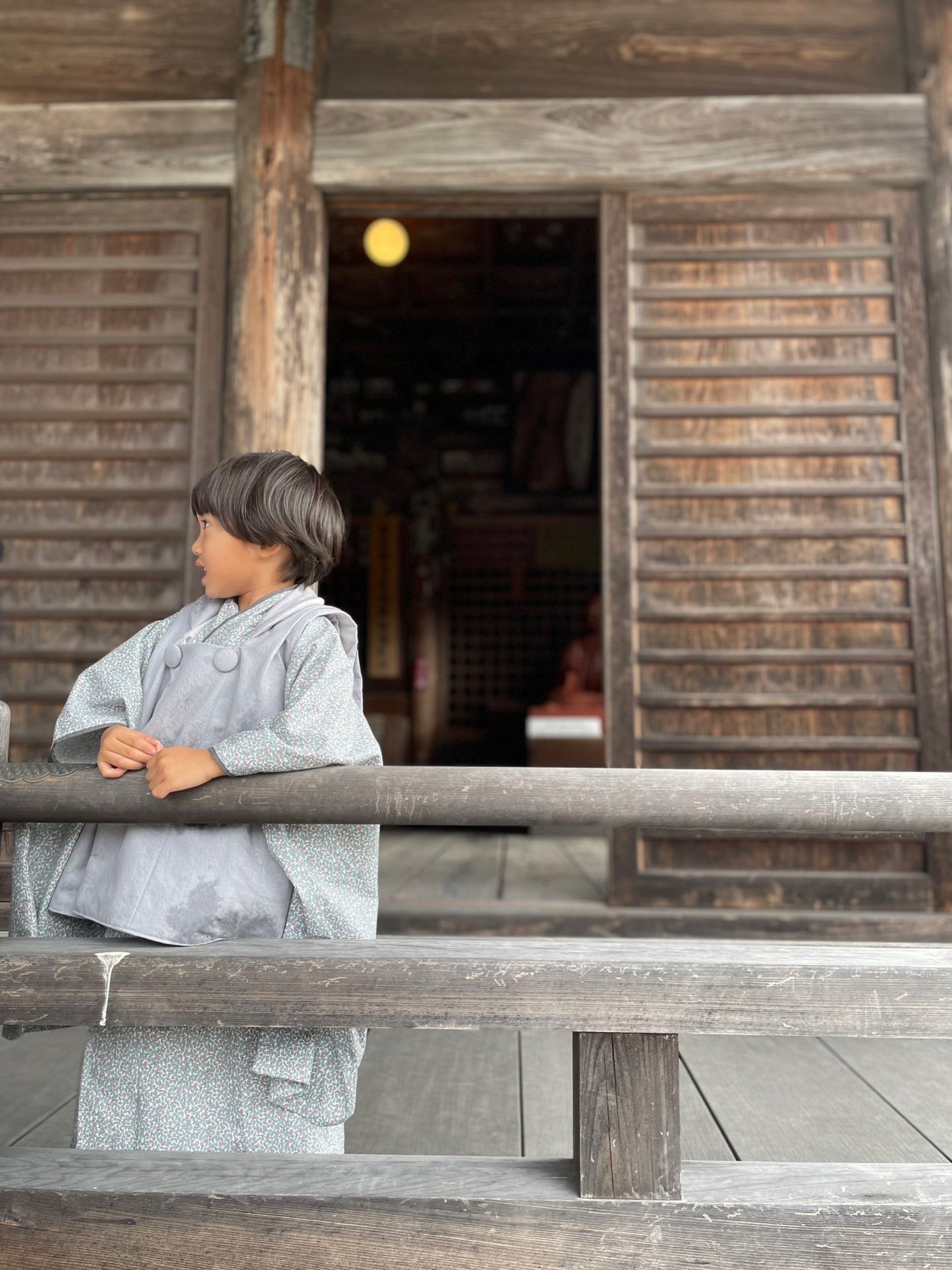 3歳 男の子 レンタル着物「10泊11日」753(Greyリバティ)