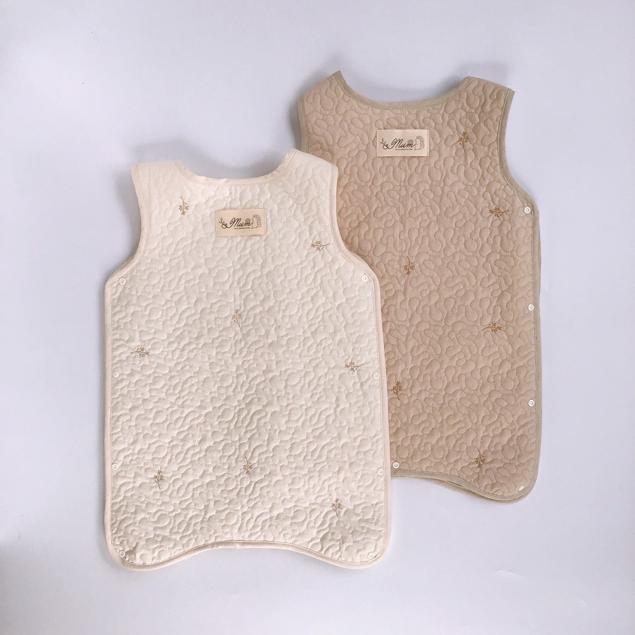 出産祝い 名入れ イブル ベビースリーパー  6重ガーゼ ベスト型  綿100% 日本製