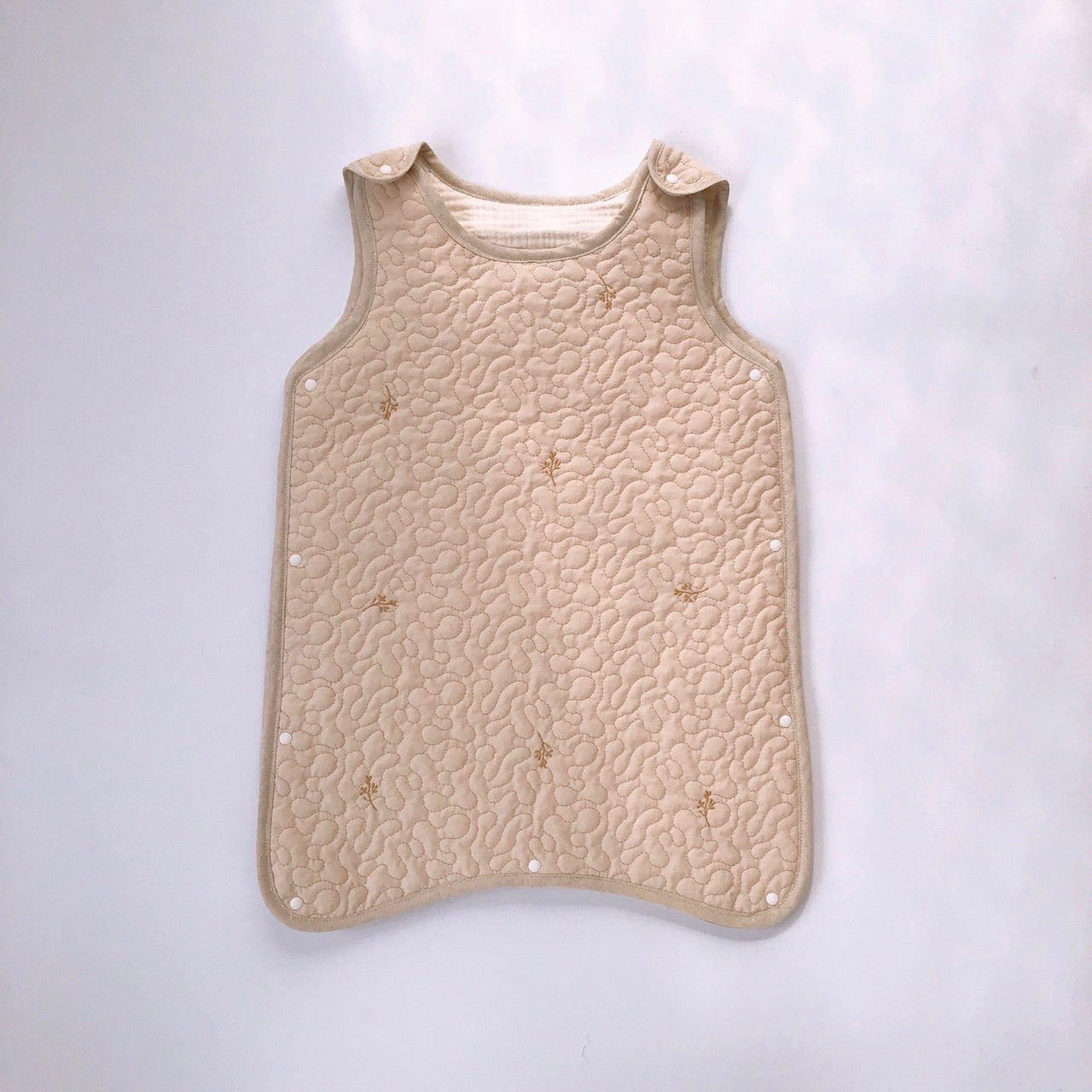 出産祝い 名入れ イブル ベビースリーパー  6重ガーゼ ベスト型  綿100% 日本製