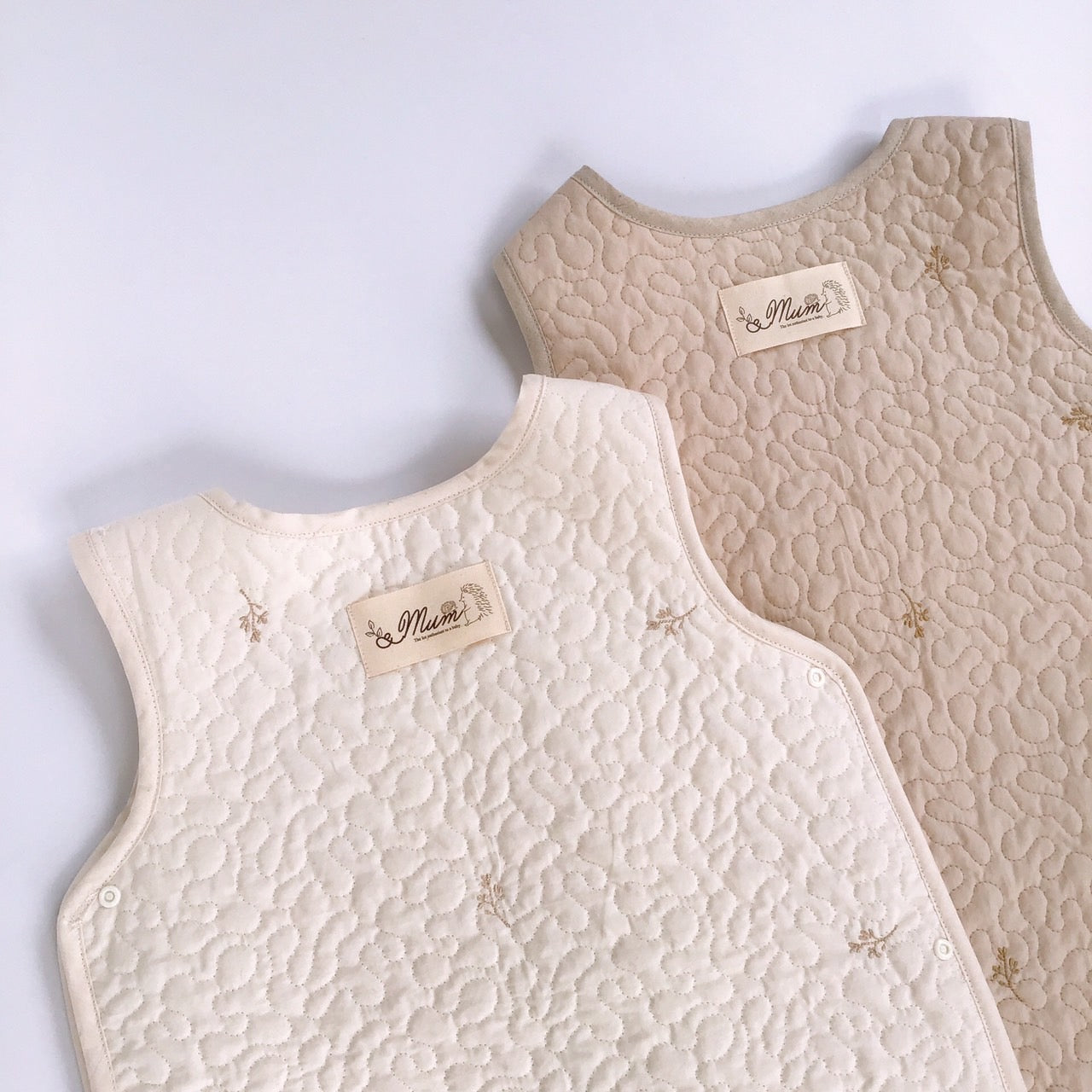 出産祝い 名入れ イブル ベビースリーパー  6重ガーゼ ベスト型  綿100% 日本製