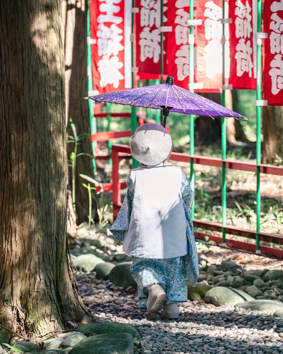 3歳 男の子 レンタル着物「10泊11日」753(Blueリバティ)