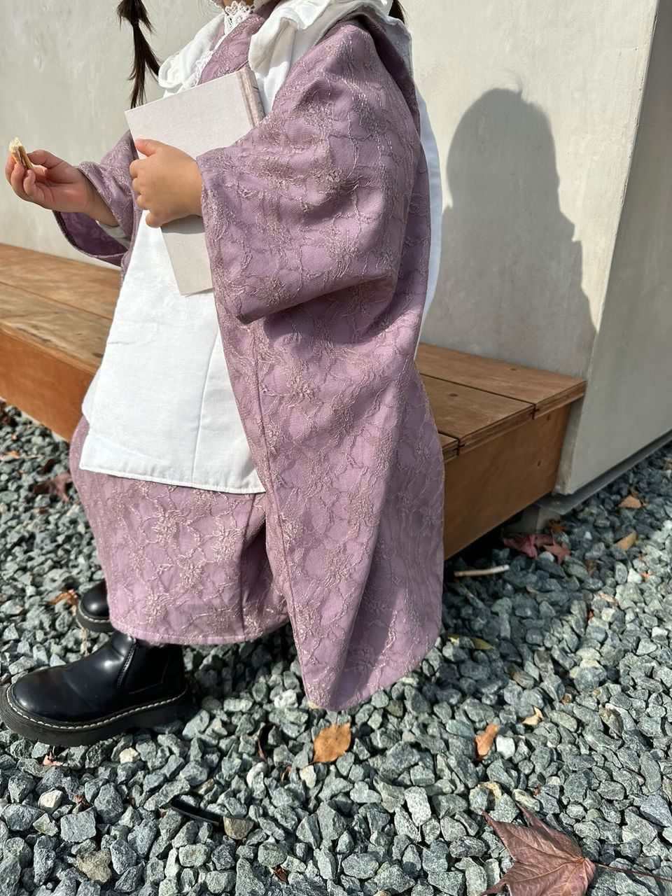 お花レース 七五三着物&リバーシブル被布 3歳 女の子 キッズ 子供用753