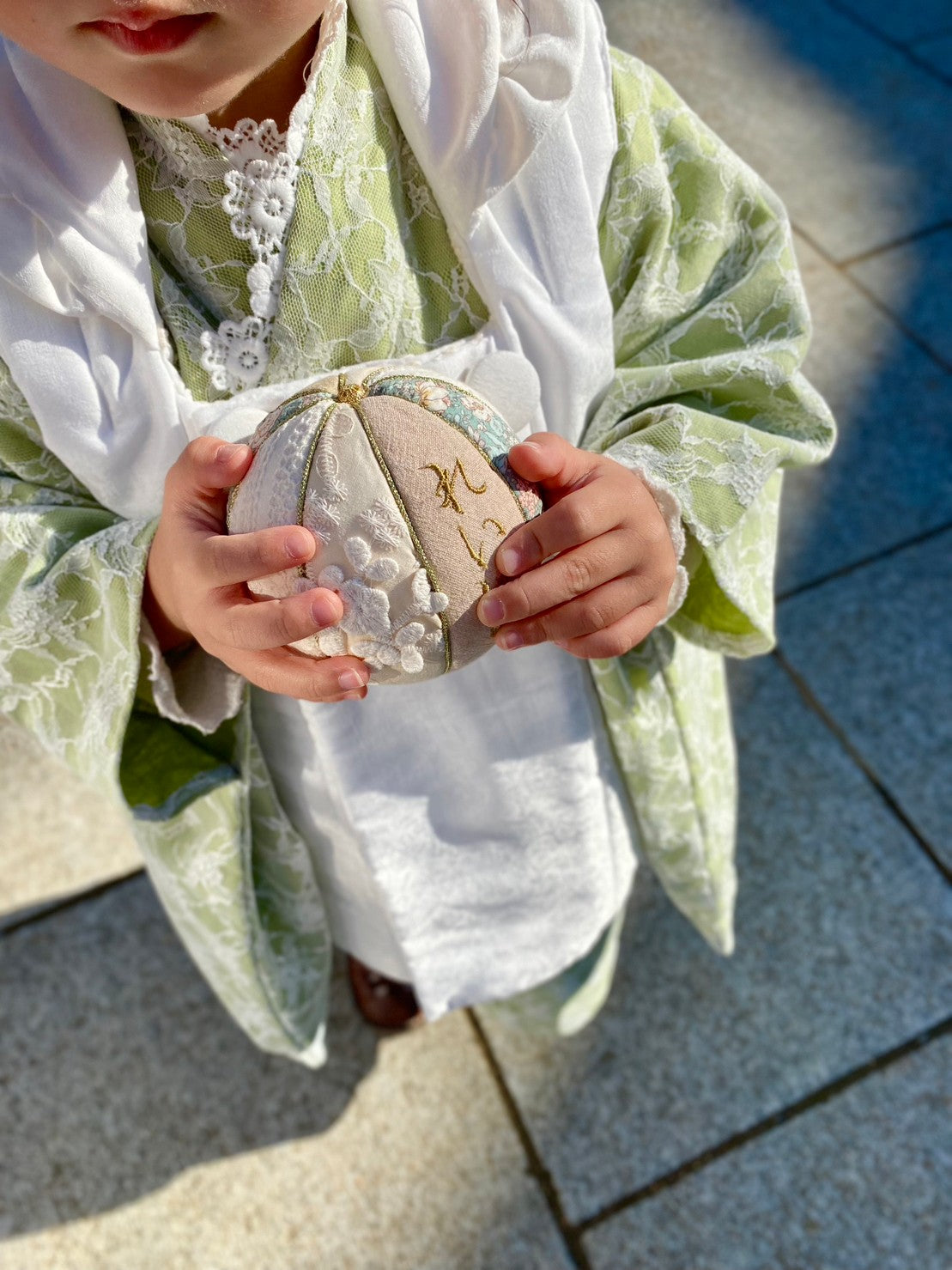 お花レース 七五三着物&リバーシブル被布 3歳 女の子 キッズ 子供用753