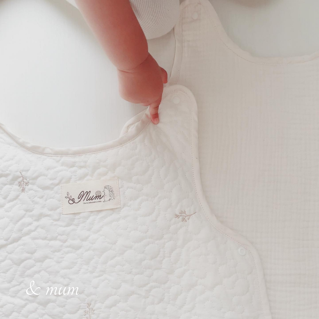 出産祝い 名入れ イブル ベビースリーパー  6重ガーゼ ベスト型  綿100% 日本製