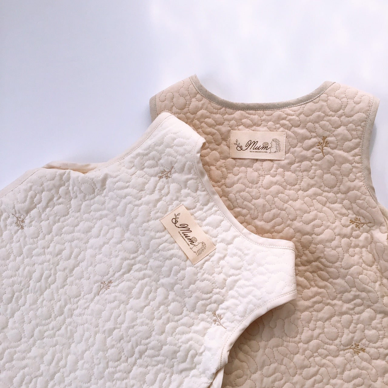 出産祝い 名入れ イブル ベビースリーパー  6重ガーゼ ベスト型  綿100% 日本製
