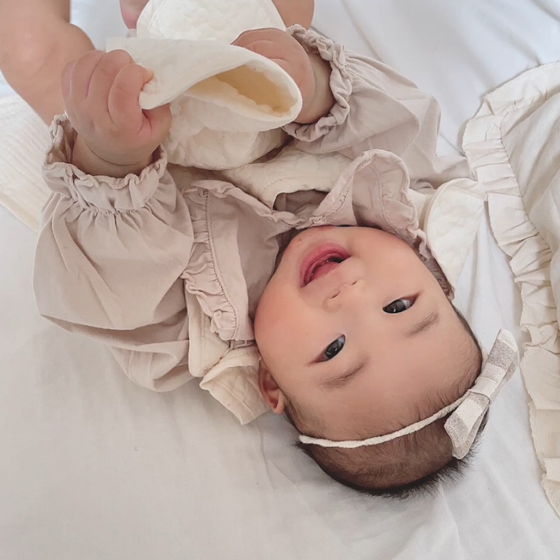 出産祝い 名入れ イブル ベビースリーパー  6重ガーゼ ベスト型  綿100% 日本製