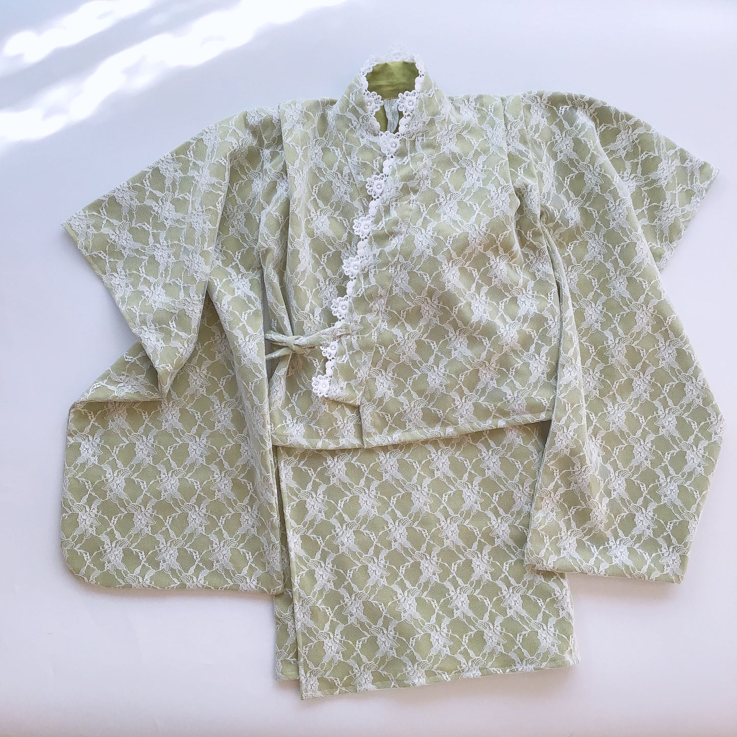 お花レース 七五三着物&リバーシブル被布 3歳 女の子 キッズ 子供用753