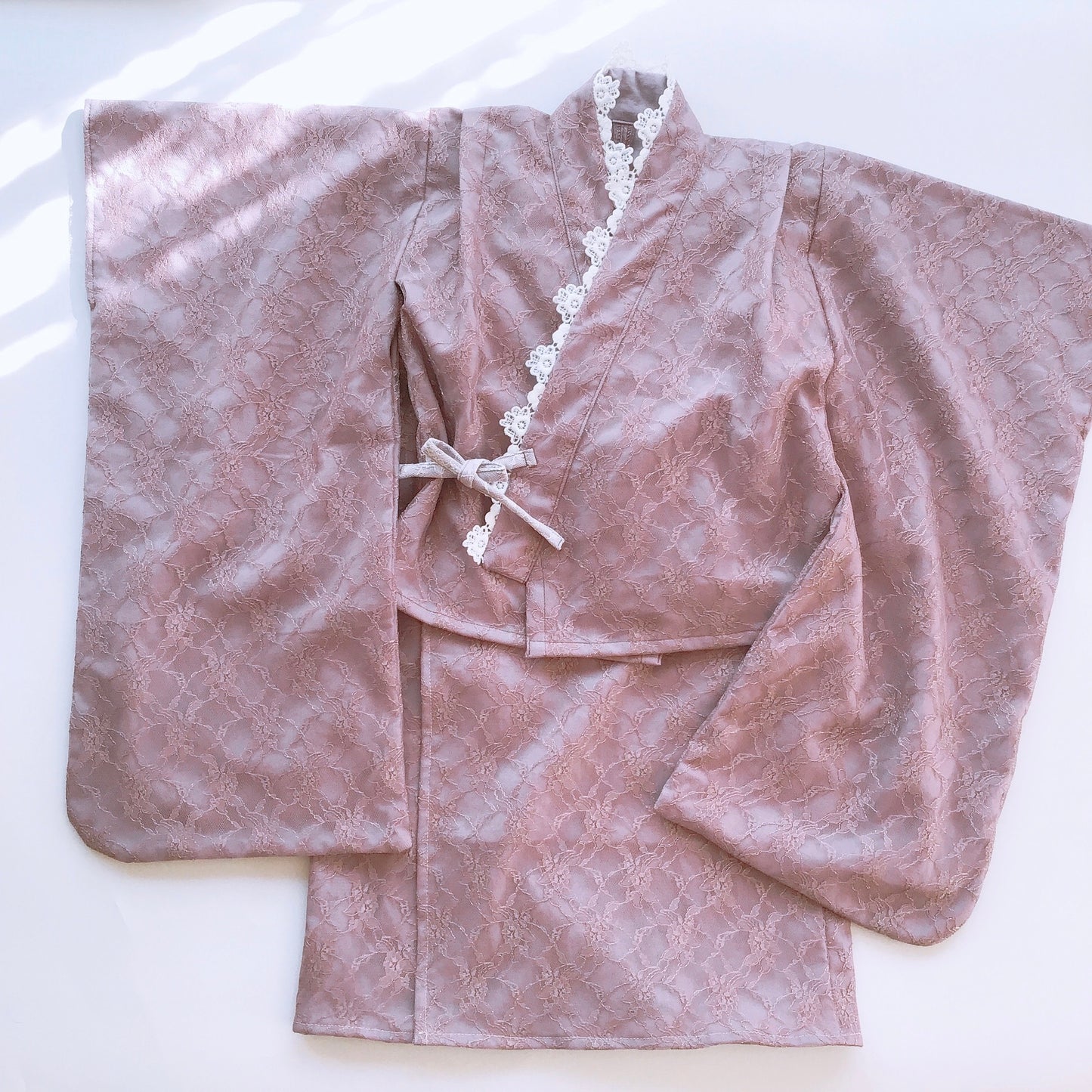 お花レース 七五三着物&リバーシブル被布 3歳 女の子 キッズ 子供用753