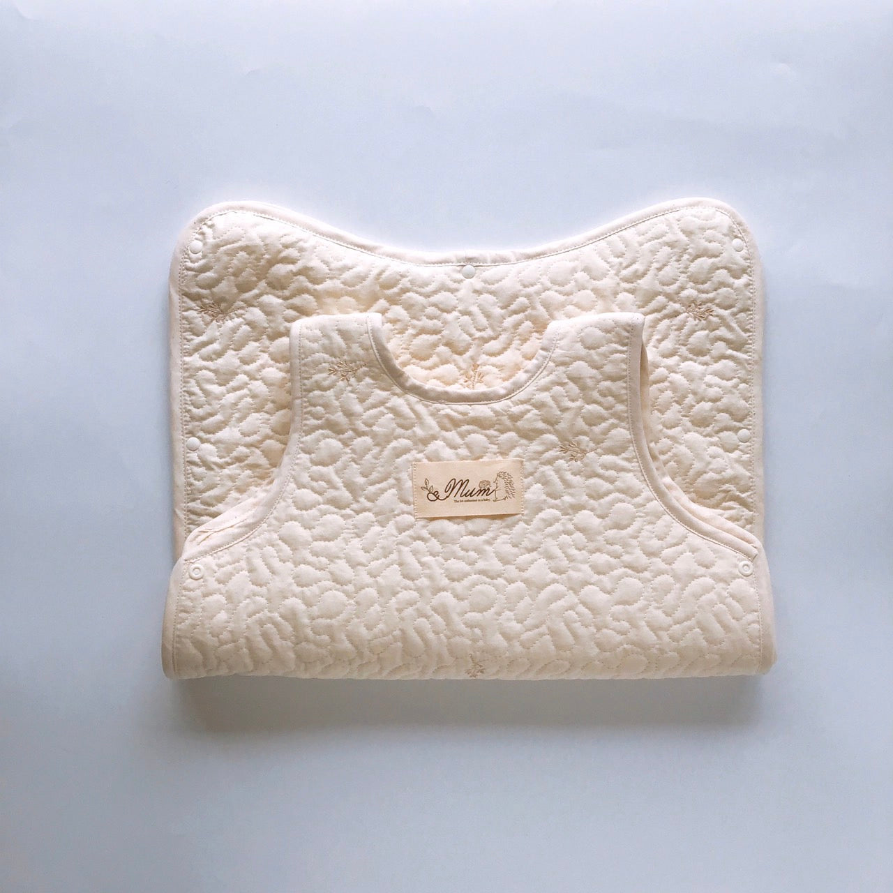 出産祝い 名入れ イブル ベビースリーパー  6重ガーゼ ベスト型  綿100% 日本製