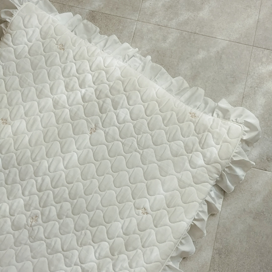 天然素材 キルトガーゼ ベビー布団 折りたたみ コンパクト 出産 里帰り 持ち運び ピクニック 保育園(布団単品)