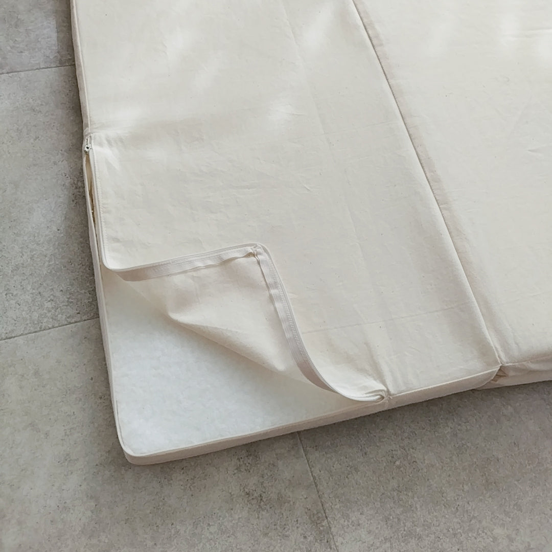 天然素材 キルトガーゼ ベビー布団 折りたたみ コンパクト 出産 里帰り 持ち運び ピクニック 保育園(布団単品)