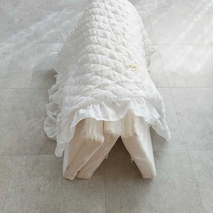 天然素材 キルトガーゼ ベビー布団 折りたたみ コンパクト 出産 里帰り 持ち運び ピクニック 保育園(布団単品)