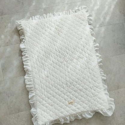 天然素材 キルトガーゼ ベビー布団 折りたたみ コンパクト 出産 里帰り 持ち運び ピクニック 保育園(布団単品)