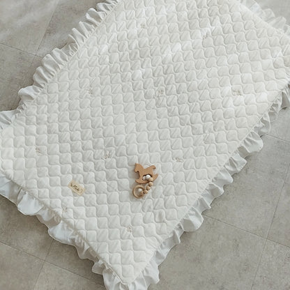 天然素材 キルトガーゼ ベビー布団 折りたたみ コンパクト 出産 里帰り 持ち運び ピクニック 保育園(布団単品)